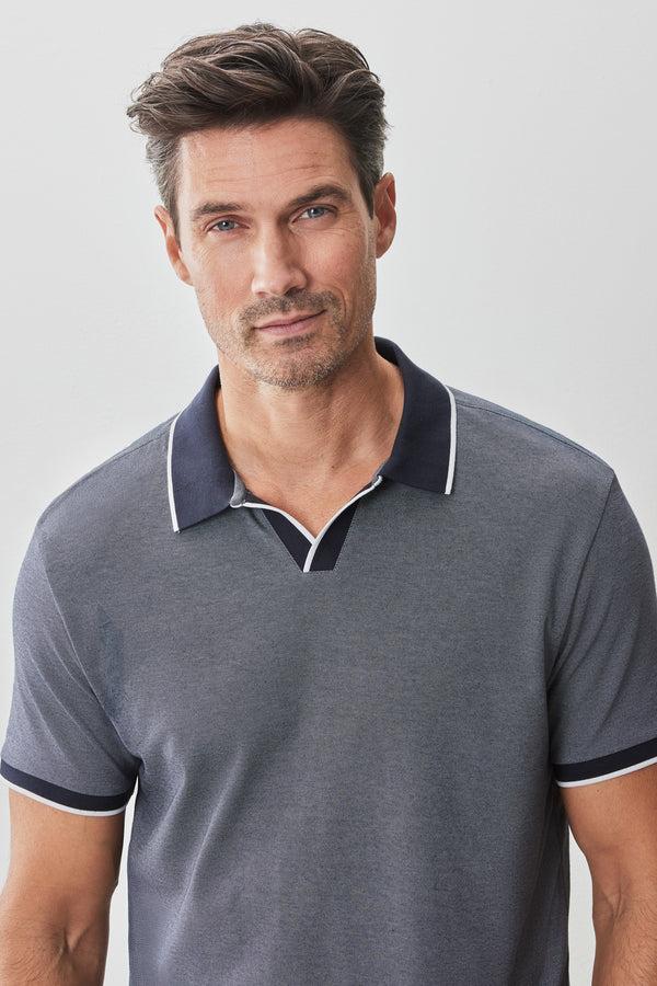 Robert Barakett Polo à Col Ouvert Et Manches Courtes Northpark