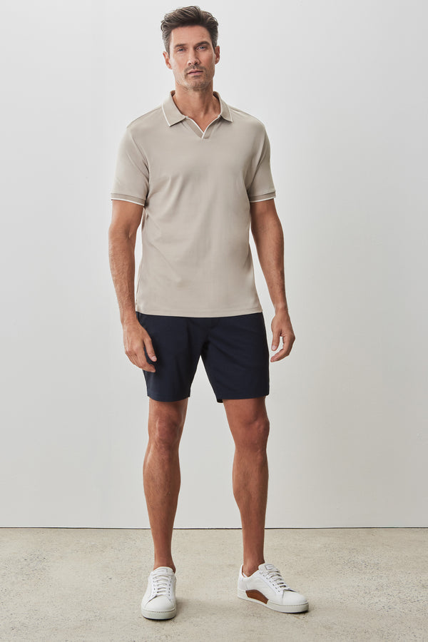 Robert Barakett Polo à Col Ouvert Et Manches Courtes Northpark