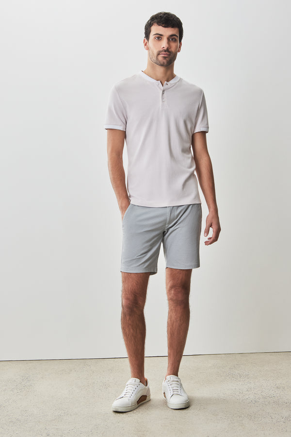 Robert Barakett Henley à Col Baseball Tessio