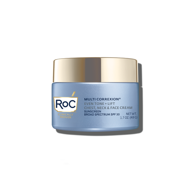 roc MULTI CORREXION® Even Tone + Lift Chest Neck & Face Cream SPF 30