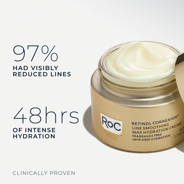 Roc RETINOL CORREXION® Line Smoothing Max Hydration Cream Fragrance Free