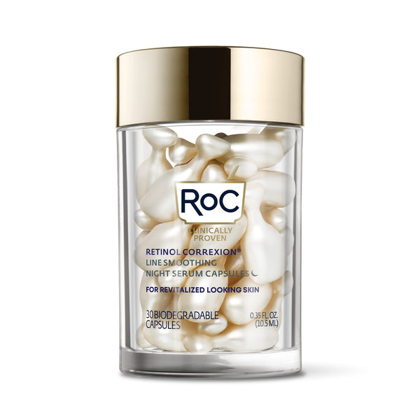roc RETINOL CORREXION® Line Smoothing Night Serum Capsules