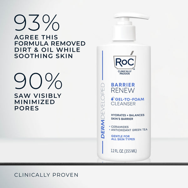 Roc Barrier Renew® Gel-To-Foam Cleanser