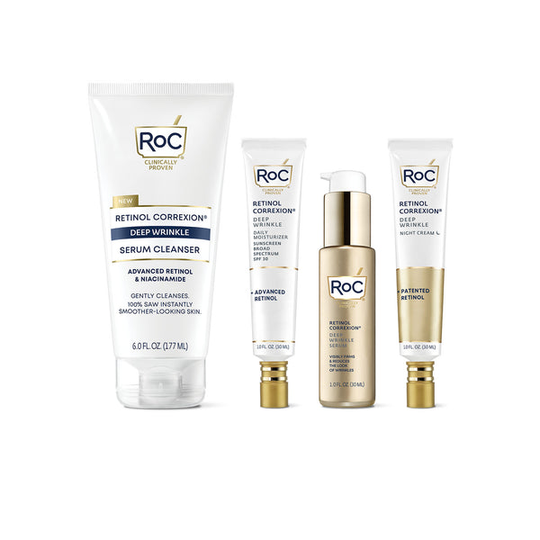 roc Deep Wrinkle Daily Routine
