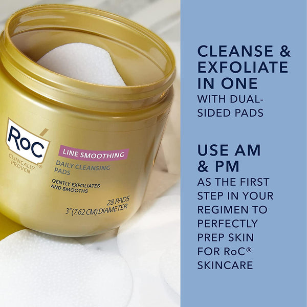 Roc LINE SMOOTHING Daily Cleansing Pads