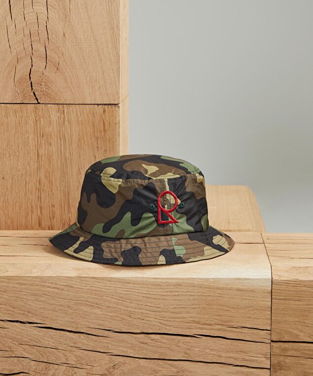 Rodier Bob Unisexe Imprimé Camouflage Vert Camouflage