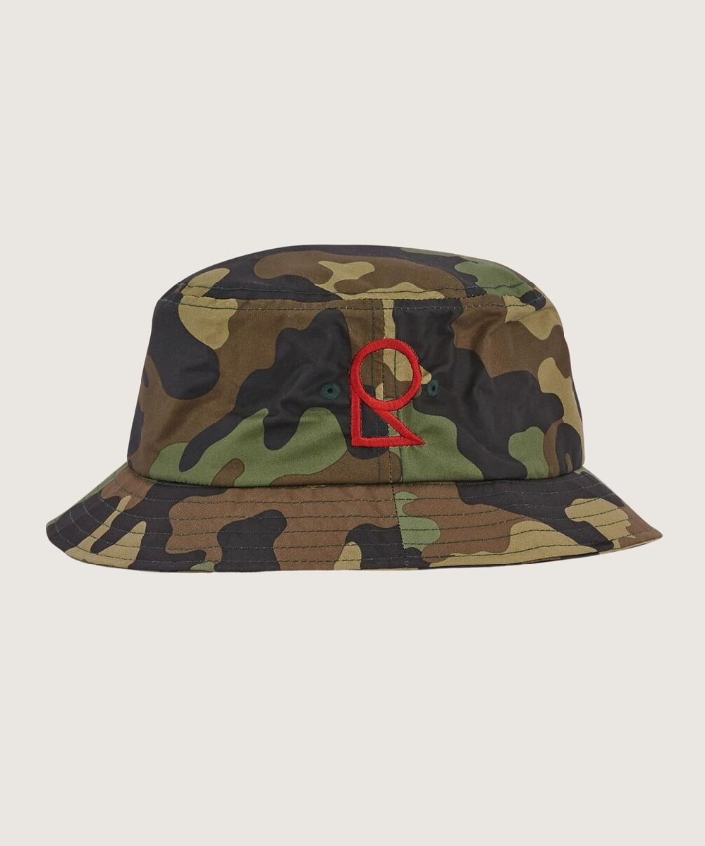 rodier Bob unisexe imprimé camouflage vert camouflage