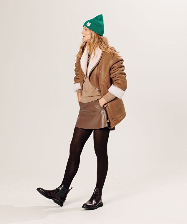 Rodier Bonnet En Laine Mérinos Unisexe OEKO-TEX® Vert Bouteille