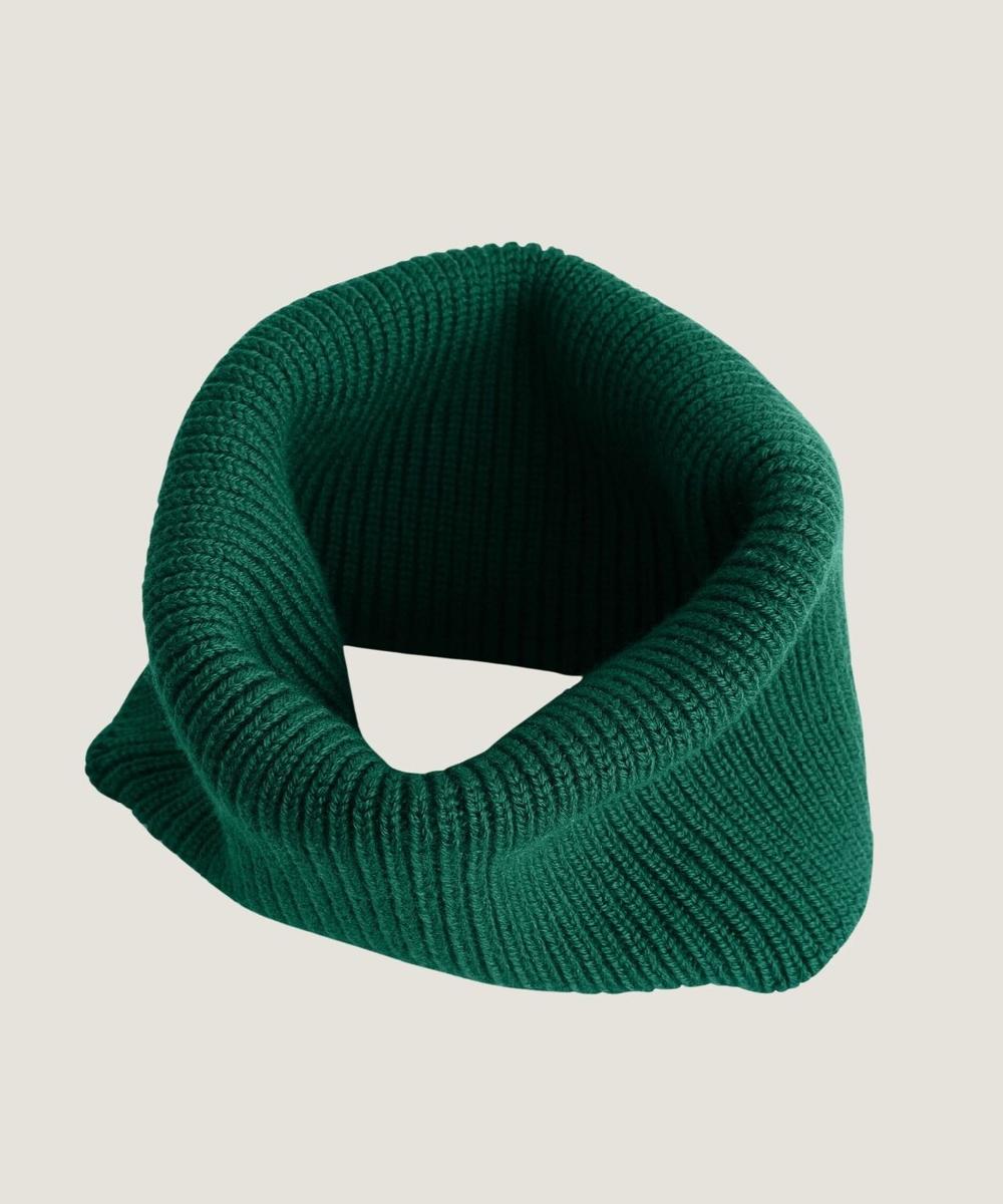 rodier Col en laine mérinos OEKO-TEX® vert bouteille