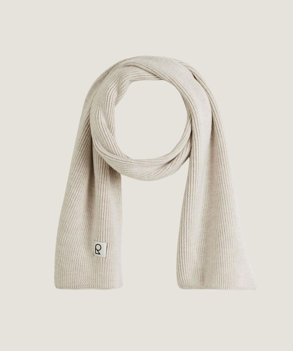 rodier Écharpe en laine mérinos unisexe OEKO-TEX® blanc écru