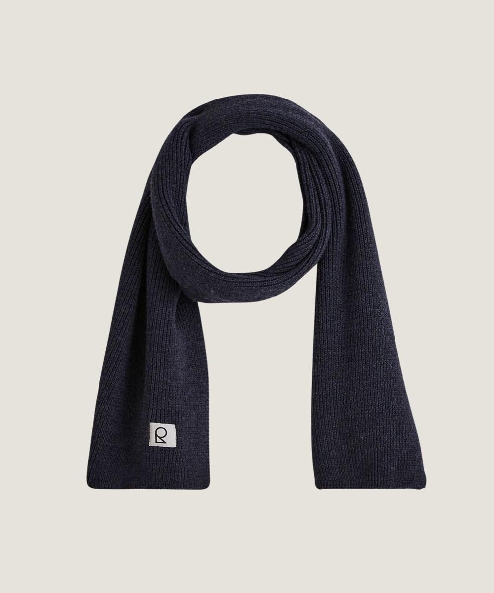 rodier Écharpe en laine mérinos unisexe OEKO-TEX® grise