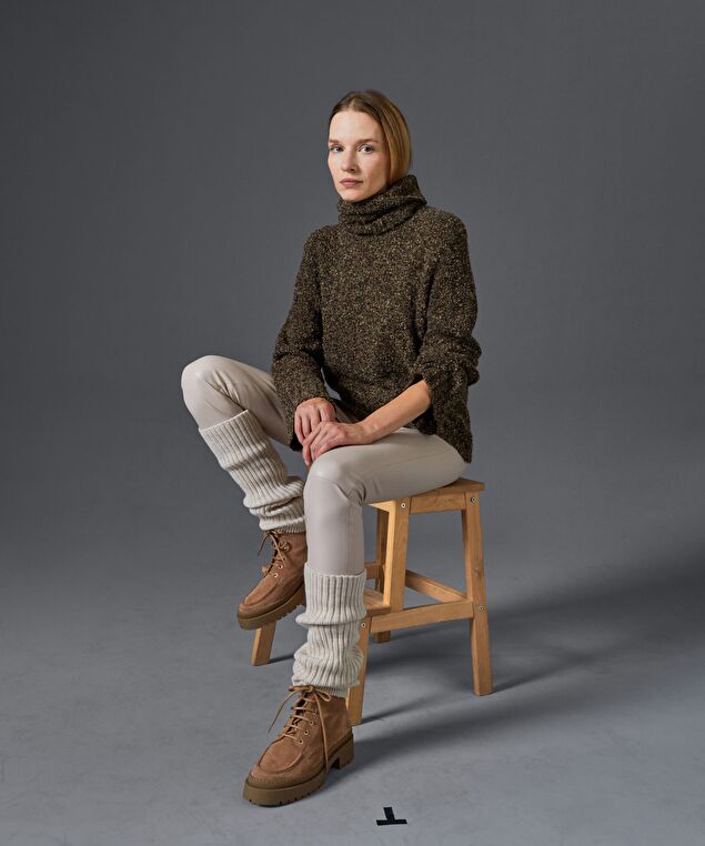 Rodier Guêtres En Laine Mérinos OEKO-TEX® Blanc écru