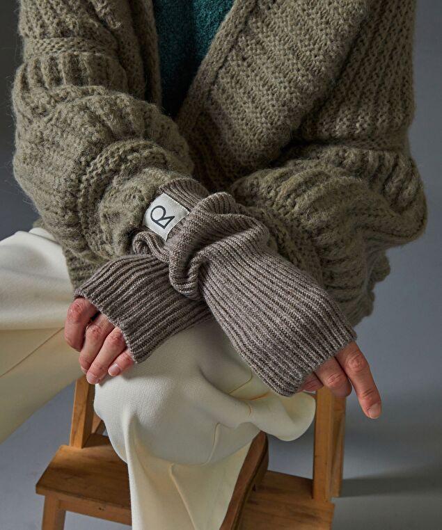 Rodier Mitaines En Laine Mérinos OEKO-TEX® Marron Taupe