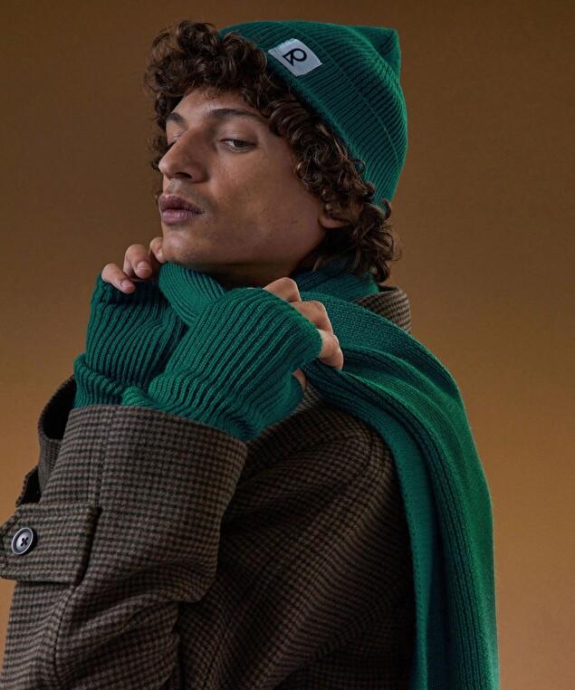 Rodier Mitaines En Laine Mérinos OEKO-TEX® Vert Bouteille