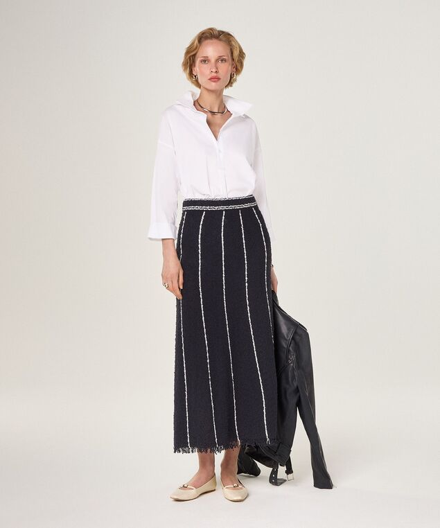 Rodier Blouse Col Chemise Manches 3/4 Blanc