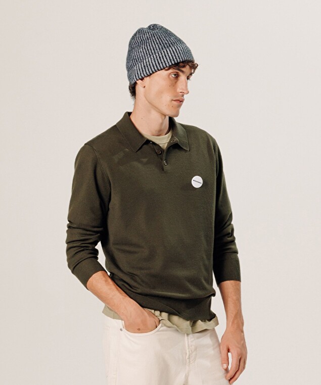 Rodier Bonnet Bicolore En Cachemire Noir