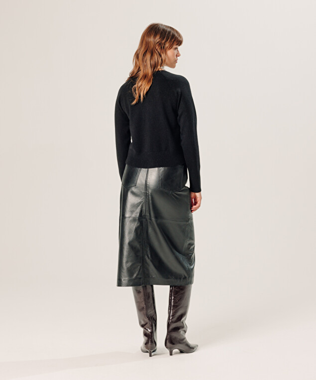 Rodier Cardigan En Cachemire 2 Fils Noir