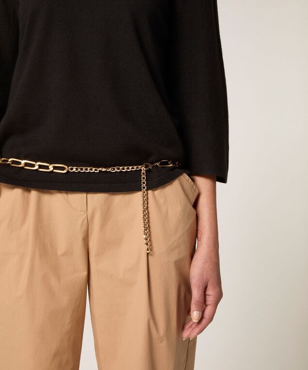 Rodier Ceinture Chaîne Jaune Or