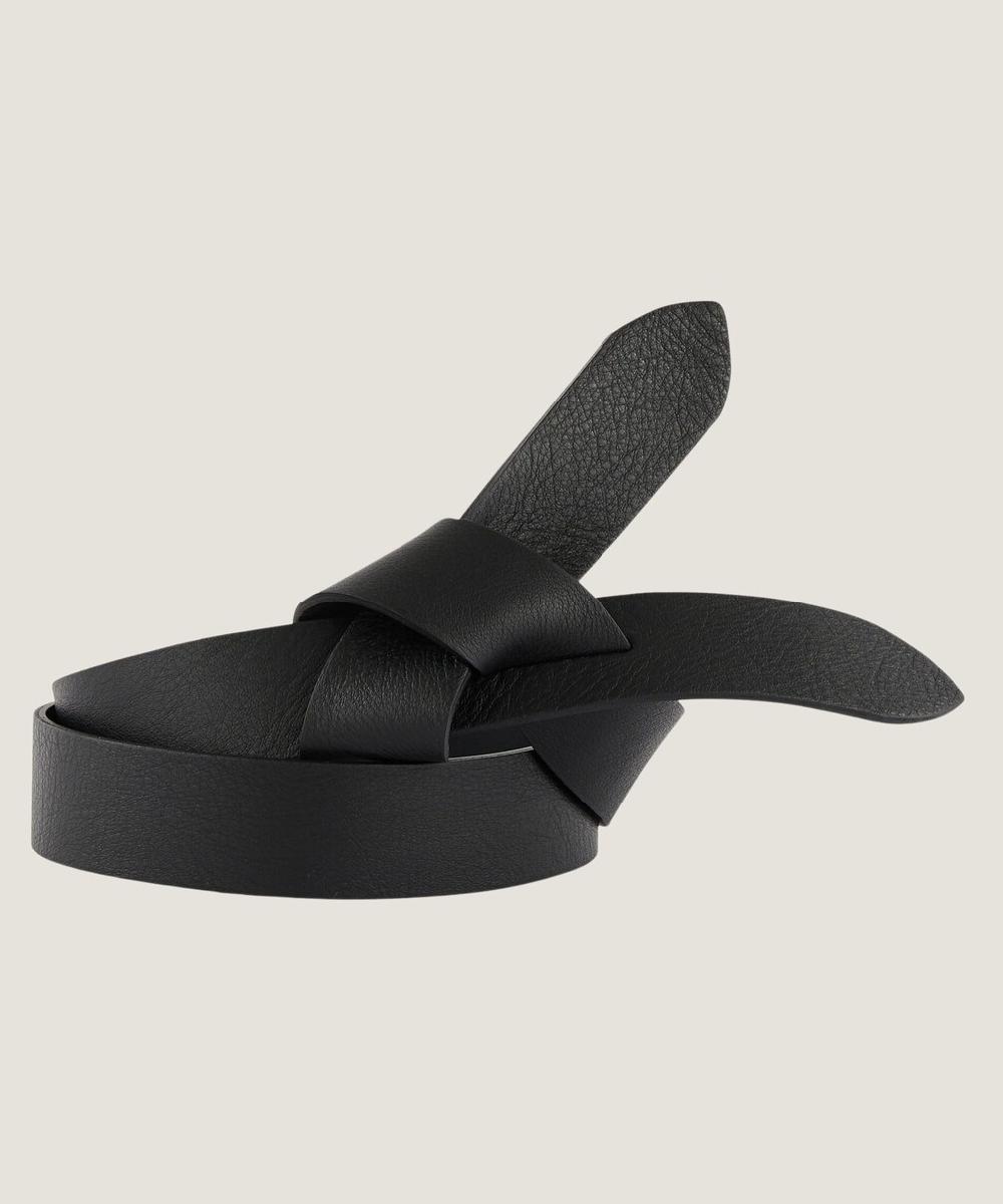 rodier Ceinture en cuir à nouer noir