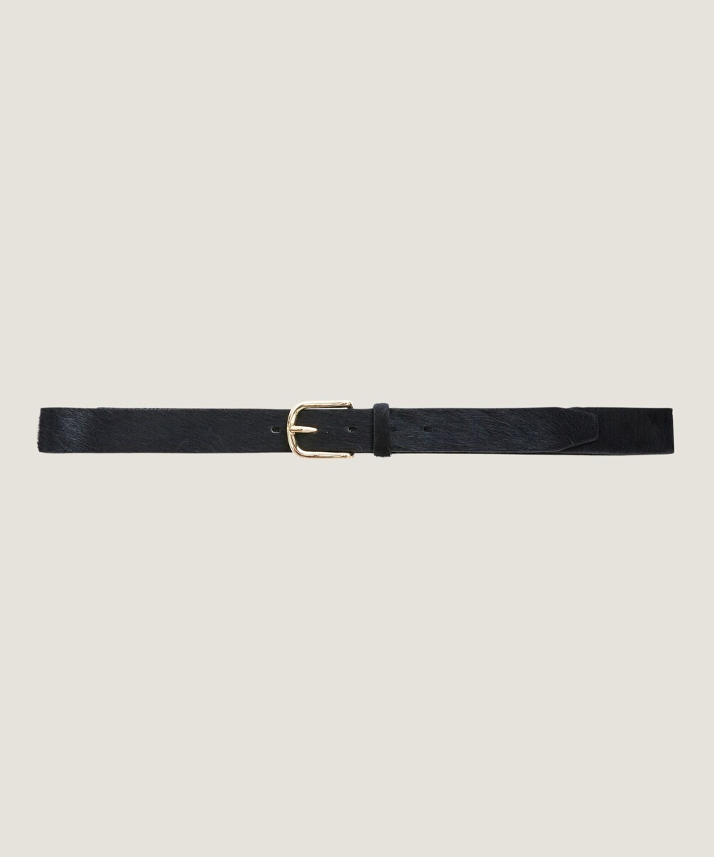rodier Ceinture large en cuir noire