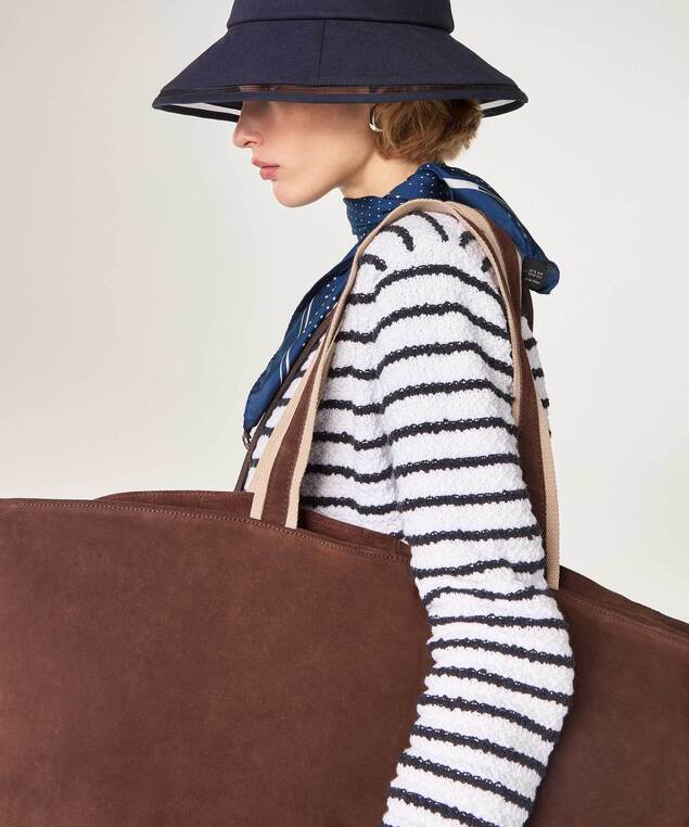 Rodier Chapeau En Lin Et Coton Bleu Marine