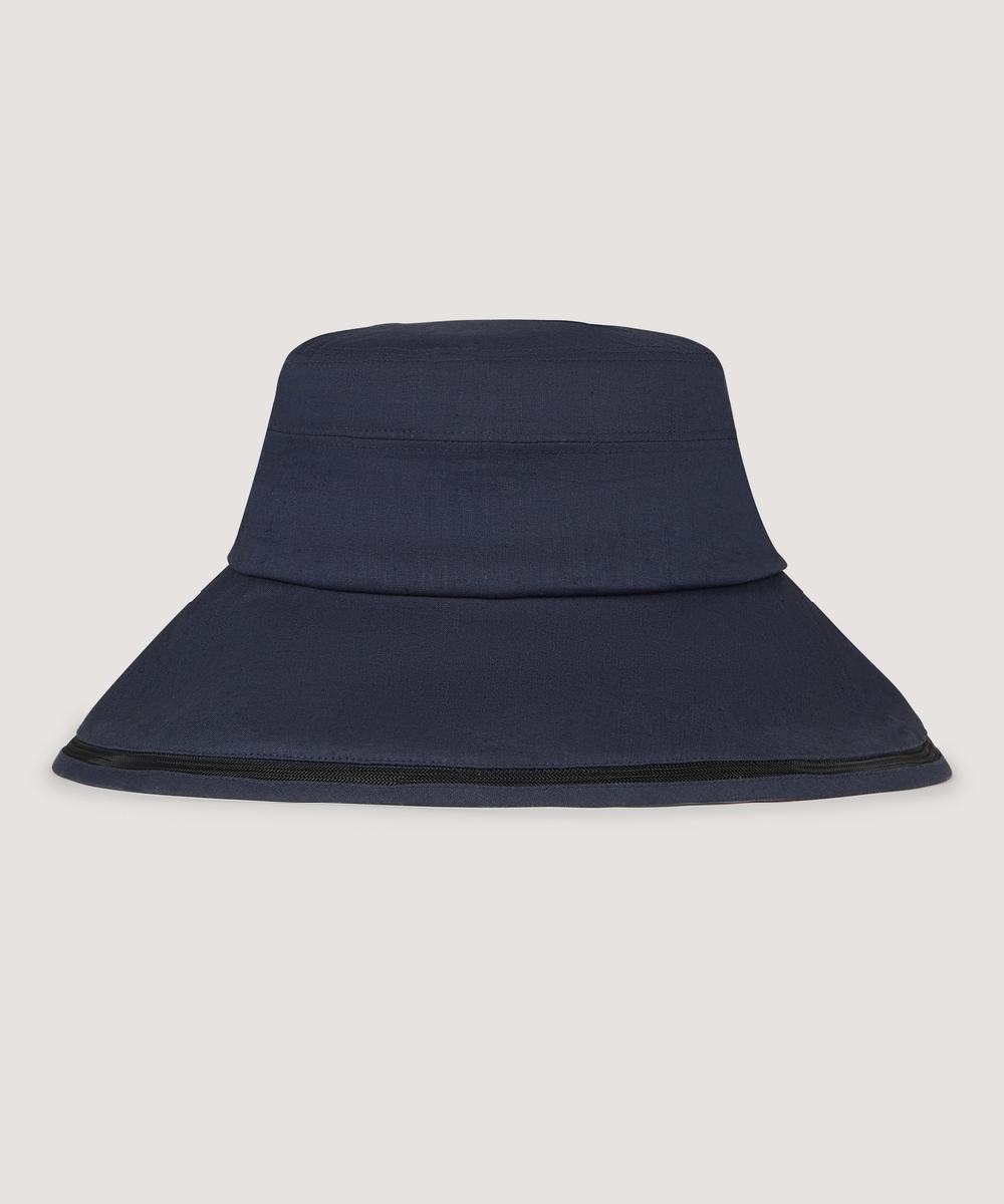 rodier Chapeau en lin et coton bleu marine