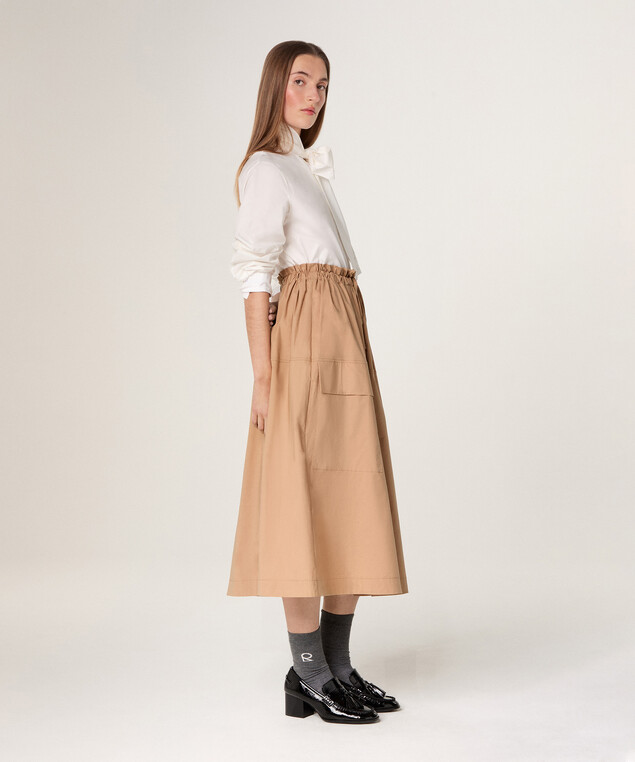 Rodier Chemise Blanche Col Lavallière Blanc