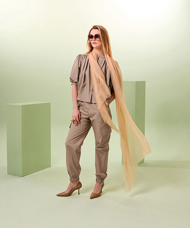 Rodier Chemise Courte Ample Beige