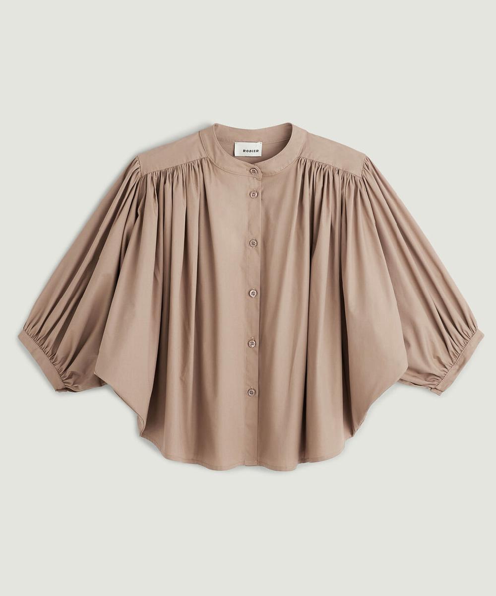 rodier Chemise courte ample beige