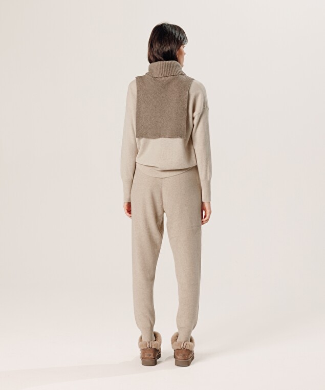 Rodier Col En Cachemire Beige