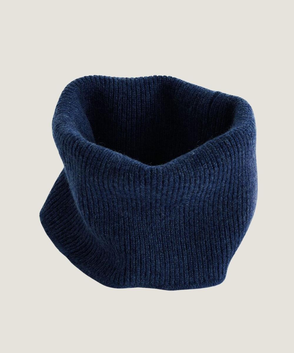 rodier Col en cachemire bleu denim