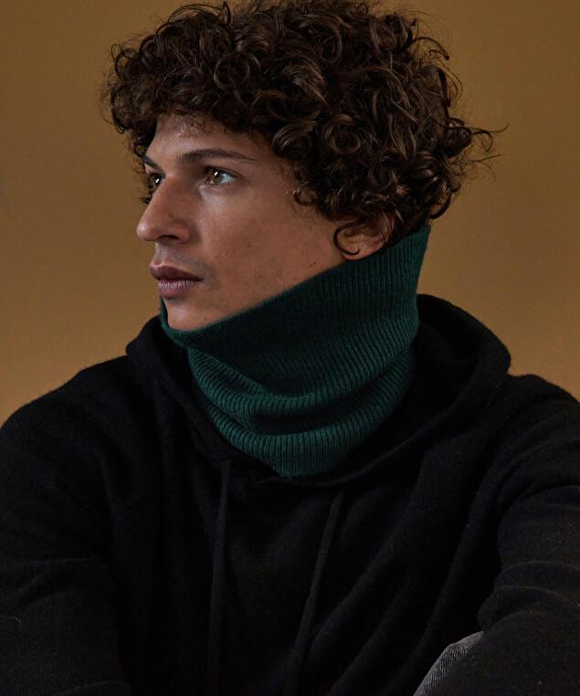 Rodier Col En Cachemire Vert Canard