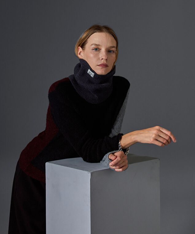 Rodier Col En Laine Mérinos OEKO-TEX® Gris