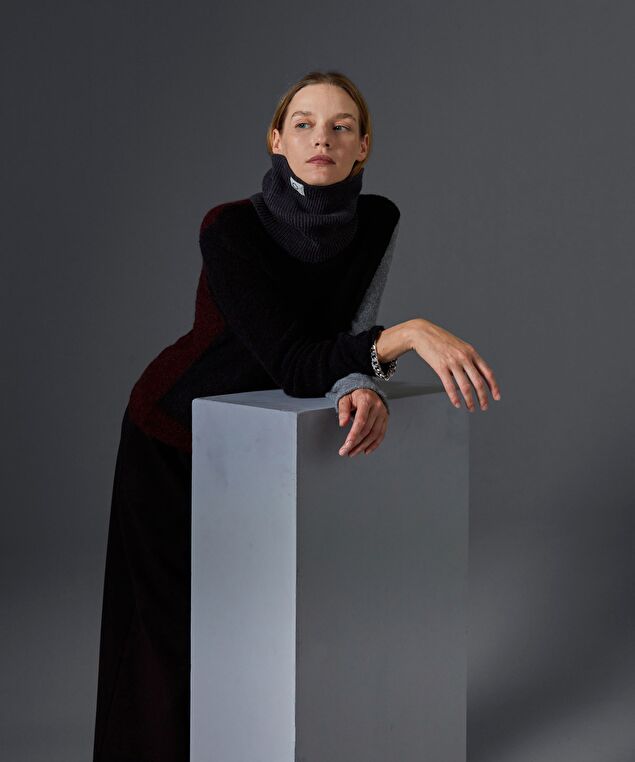 Rodier Col En Laine Mérinos OEKO-TEX® Gris