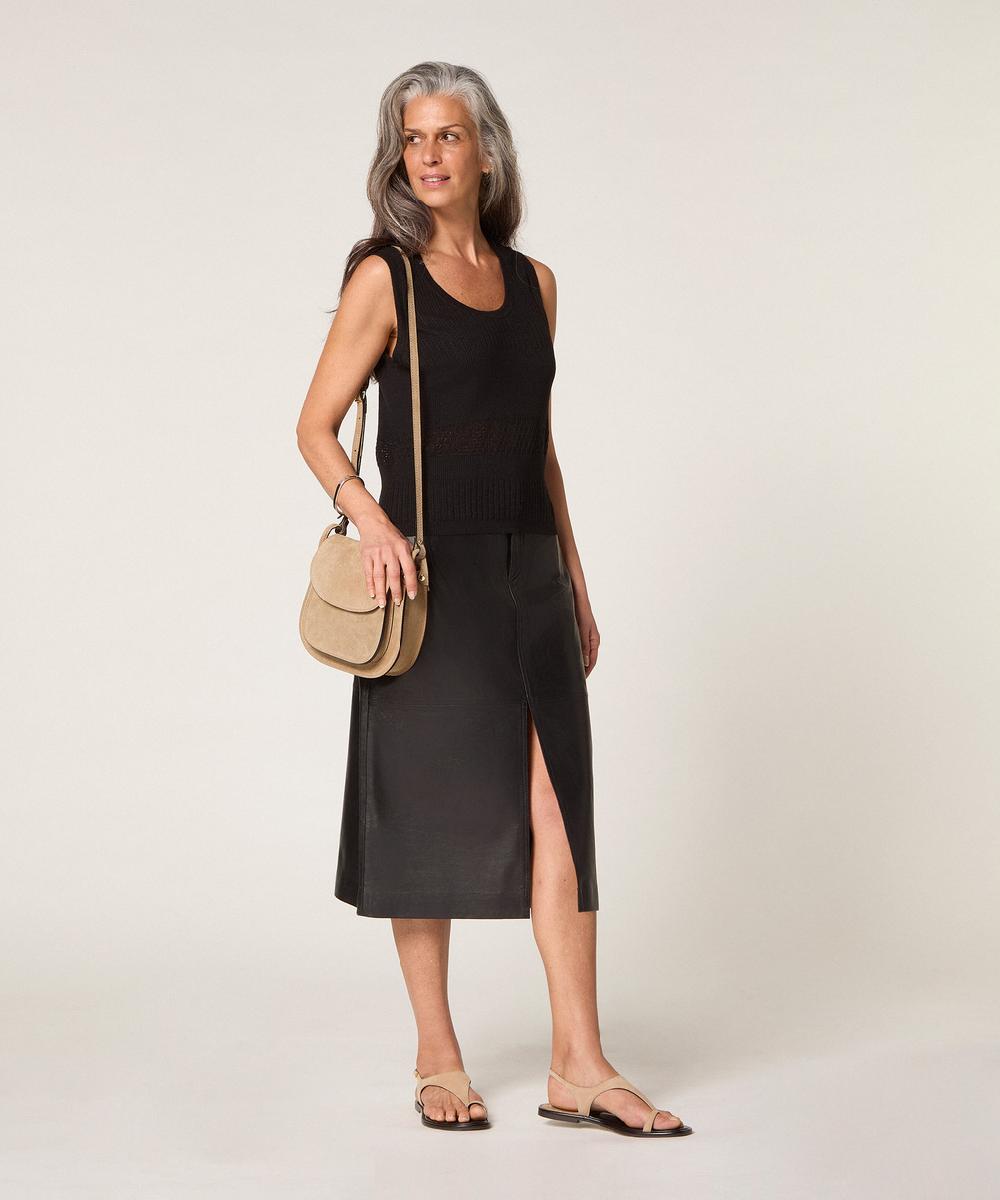 rodier Débardeur ajouré noir