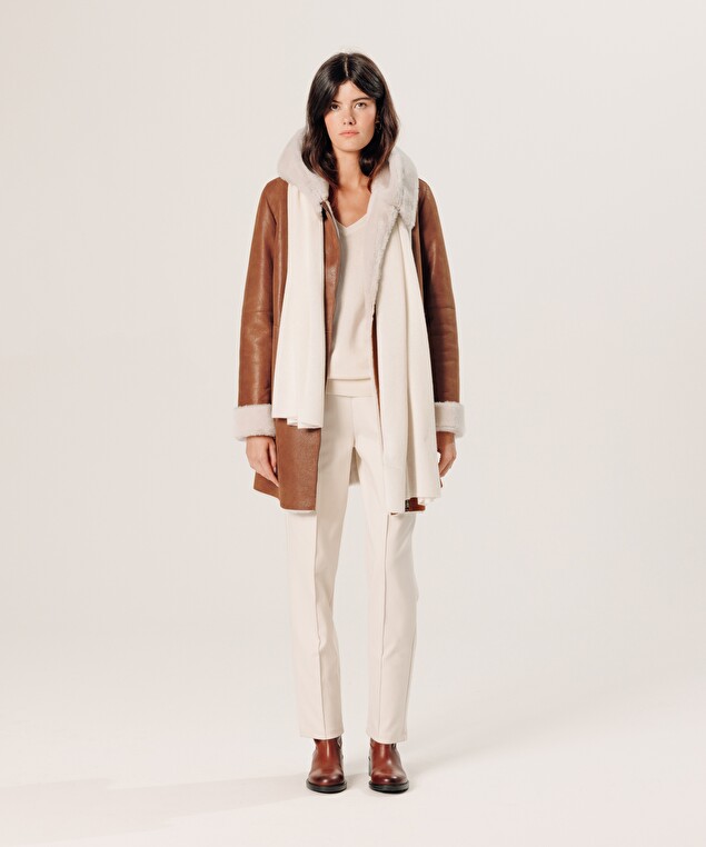 Rodier Écharpe En Cachemire Blanc écru