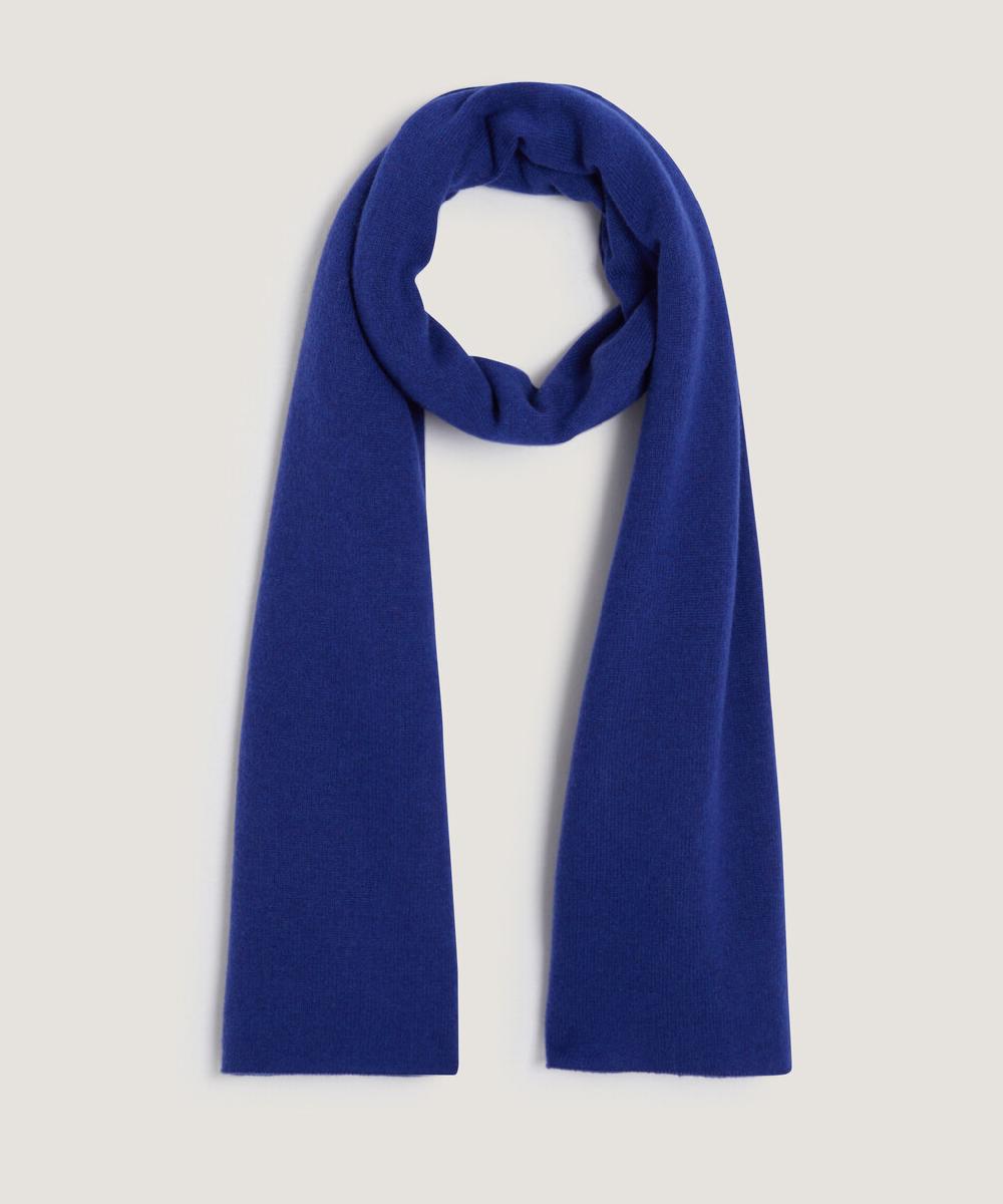 rodier Écharpe en cachemire bleu outremer