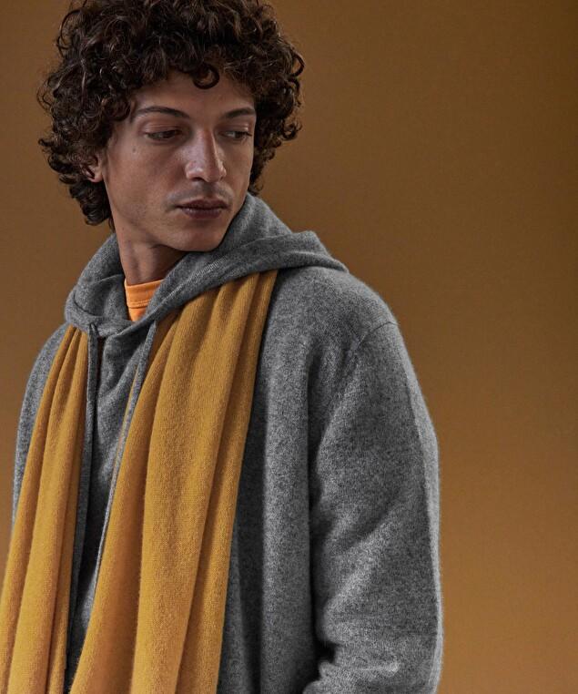 Rodier Écharpe En Cachemire Jaune