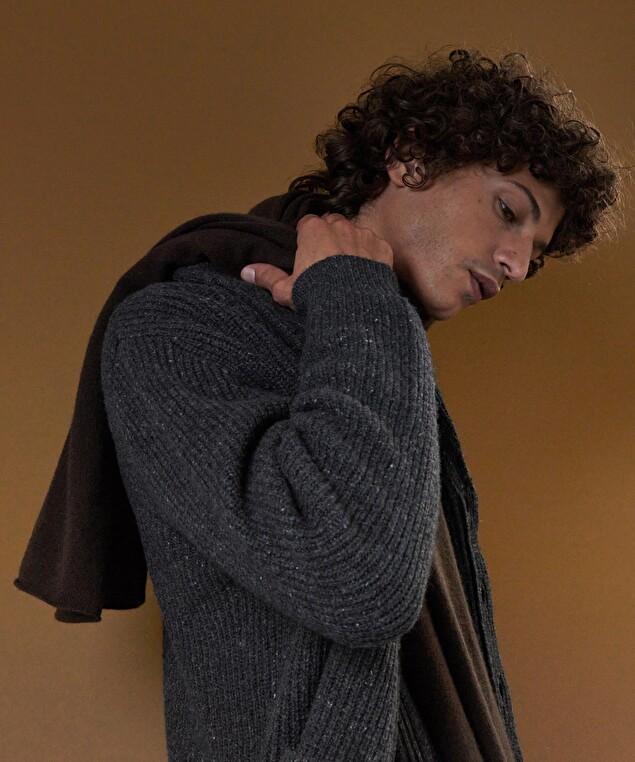 Rodier Écharpe En Cachemire Marron Café