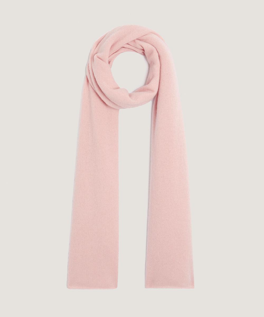 rodier Écharpe en cachemire rose poudre