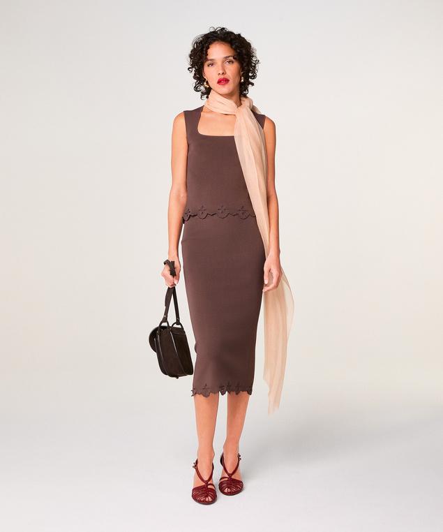 Rodier Écharpe Fine En Cachemire Beige