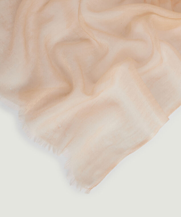 Rodier Écharpe Fine En Cachemire Beige