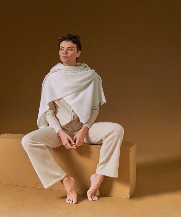 Rodier Étole En Cachemire Blanc