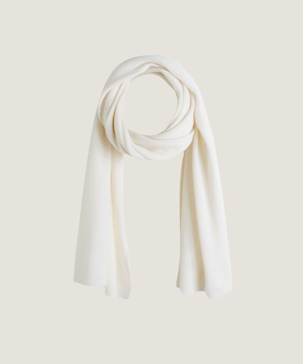 rodier Étole en cachemire blanc