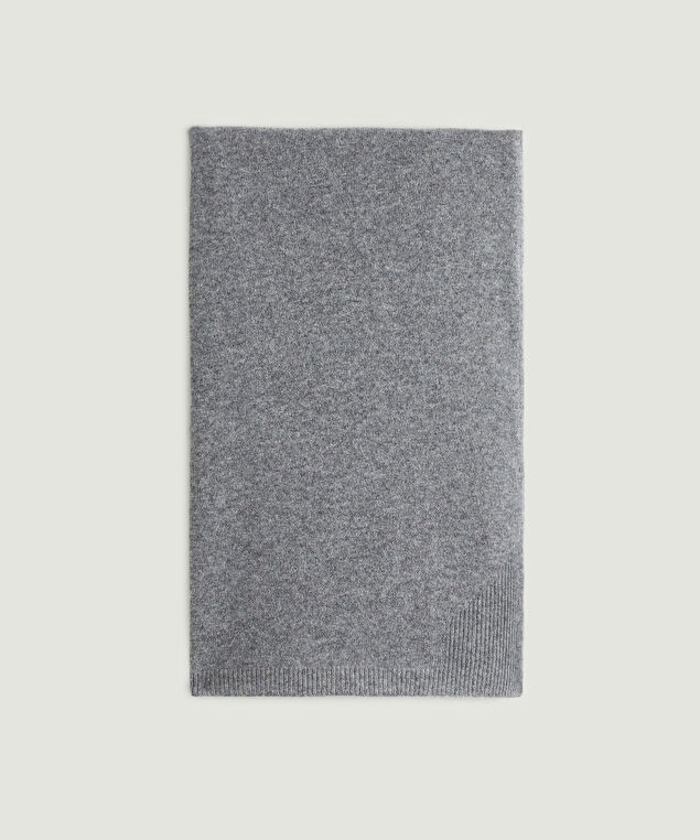 Rodier Étole En Cachemire Gris Moyen