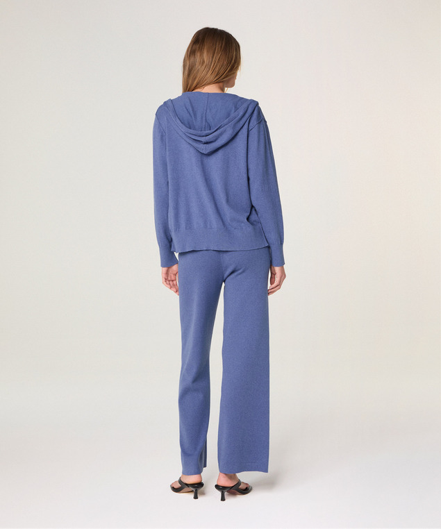 Rodier Gilet à Capuche Bleu Indigo