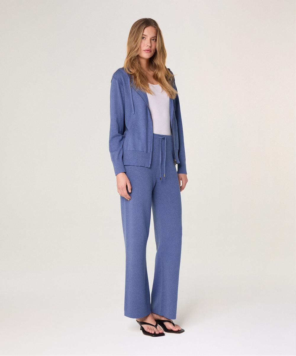 rodier Gilet à capuche bleu indigo