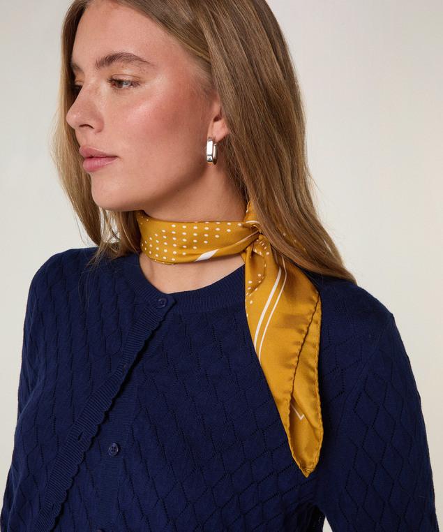 Rodier Gilet Ajouré En Coton Bleu Marine