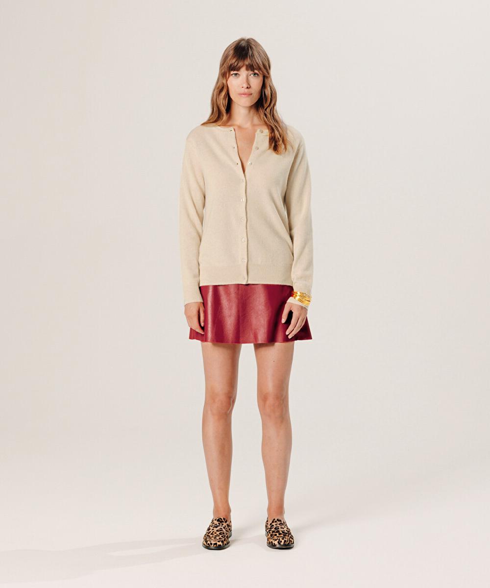 rodier Gilet en cachemire beige