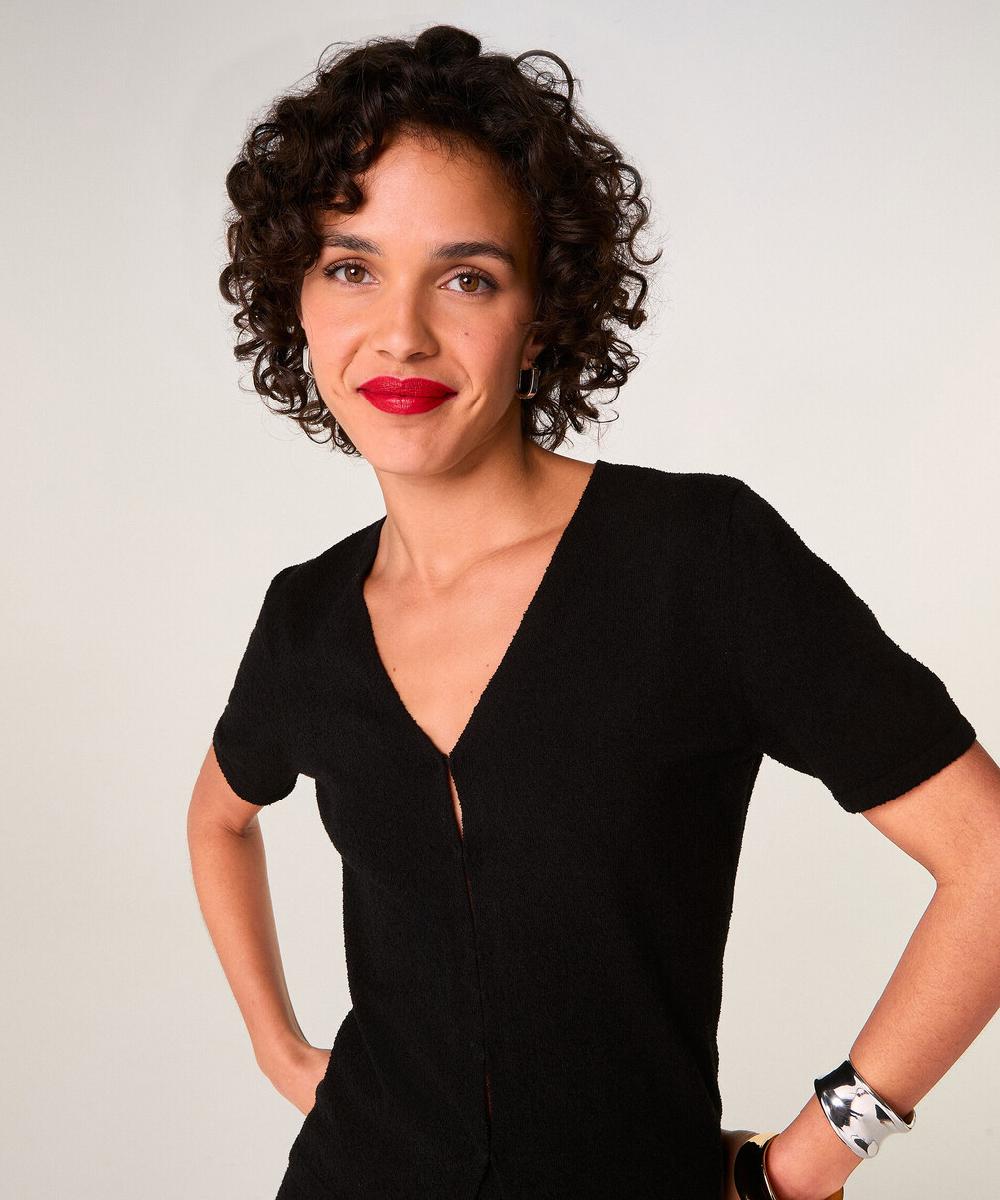 rodier Gilet manches courtes noir